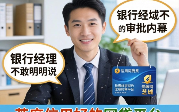 芝麻信用好的网贷平台：银行经理不敢明说的审批内幕