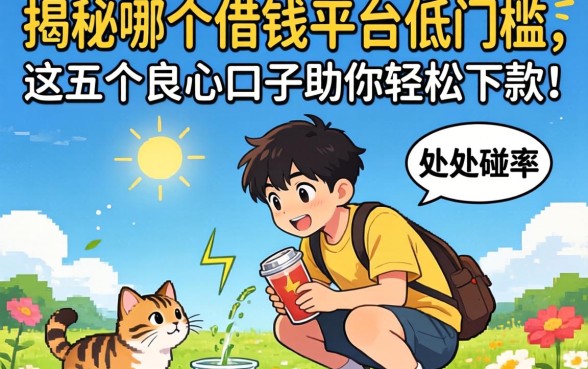 急需用钱却四处碰壁？揭秘哪个借钱平台低门槛，这五个良心口子助你轻松下款！