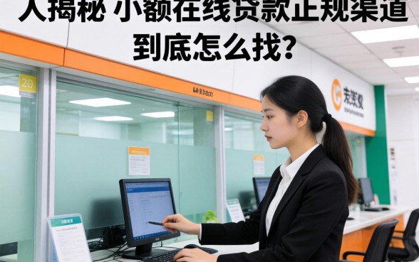 银行内部人揭秘：小额在线贷款正规渠道到底怎么找？