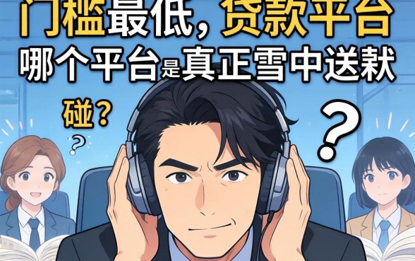 急需用钱却屡屡碰壁？门槛最低的贷款平台是哪个平台能真正雪中送炭？