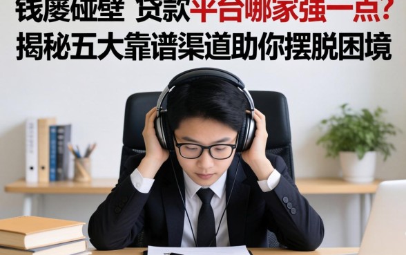 急需用钱却屡屡碰壁？贷款平台哪家强一点？揭秘五大靠谱渠道助你摆脱困境