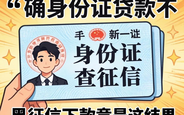 我试了那些凭身份证贷款不查征信的平台,发现黑征信下款竟是这结果