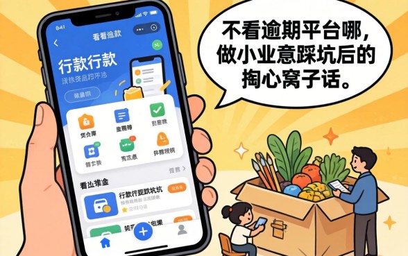 贷款不看逾期的平台是哪个app？做小生意踩坑后的掏心窝子话
