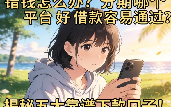急需用钱怎么办?分期哪个平台好借款容易通过?揭秘五大靠谱下款口子!