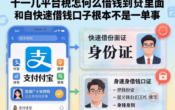 我试了十几个平台，发现怎么借钱到支付宝里面和手机和身份证快速借钱口子根本不是一回事