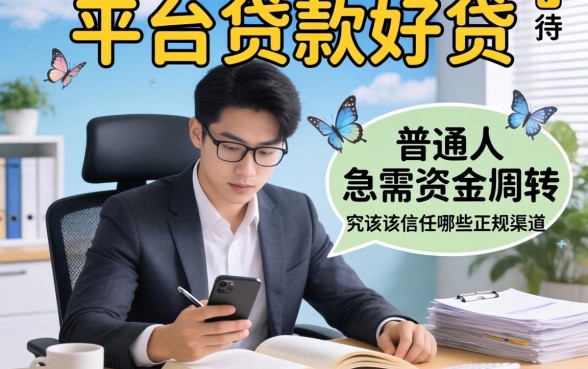 现在哪个平台贷款好贷?普通人急需资金周转,究竟该信任哪些正规渠道?