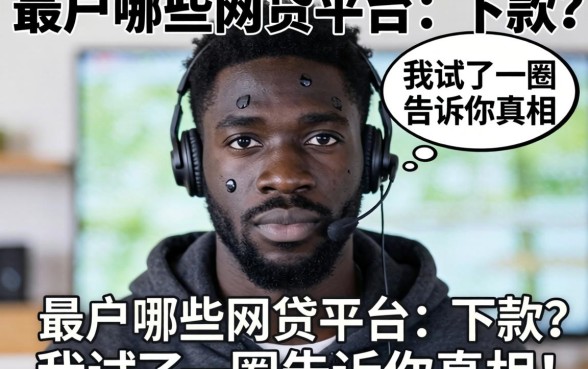 黑户哪些网贷平台可以下款?我试了一圈告诉你真相