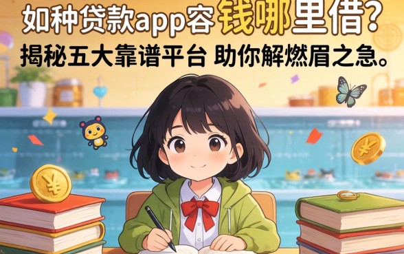 急需用钱哪里借?哪种贷款app容易贷下来?揭秘五大靠谱平台助你解燃眉之急