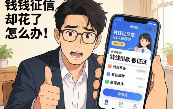 急需用钱征信却花了怎么办？手机借款不看征信的有哪些靠谱选择？