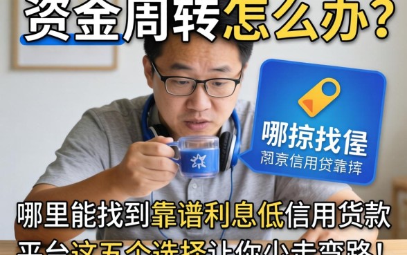 急需资金周转怎么办？哪里能找到靠谱的利息低的信用贷款平台？这五个选择让你少走弯路！