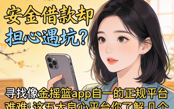 想要安心借款却担心遇坑?寻找像金摇篮app一样的正规平台难不难?这五大良心平台你了解几个?