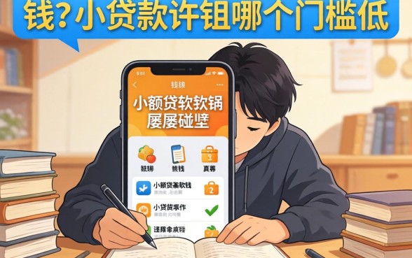 急需用钱却屡屡碰壁？小额贷款软件哪个门槛低，这几款或许能成为你的救命稻草