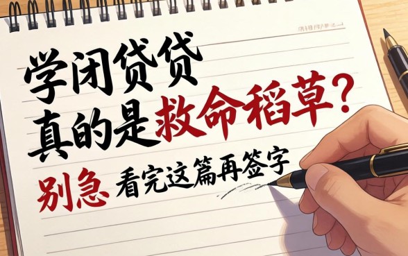 学历贷真的是救命稻草？别急，看完这篇再签字