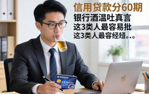 有什么信用贷款可以分60期的？银行经理酒后吐真言，这3类人最容易批