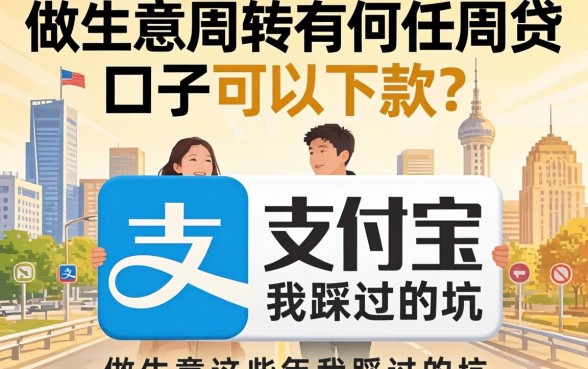 除支付宝还有什么网贷口子可以下款?做生意周转这些年我踩过的坑