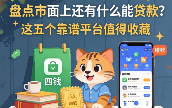 急需用钱却四处碰壁？盘点市面上还有什么能贷款的app，这五个靠谱平台值得收藏
