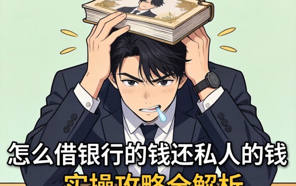 私人债务压顶喘不过气?怎么借银行的钱还私人的钱才能上岸,实操攻略全解析