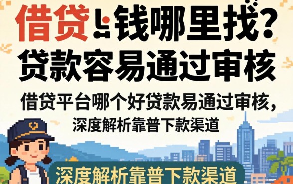 急需用钱哪里找?借贷平台哪个好贷款容易通过审核?深度解析靠谱下款渠道