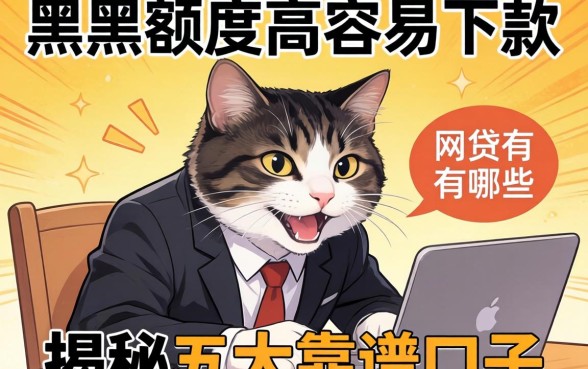 急需资金周转？黑户额度高容易下款的网贷有哪些呢？揭秘五大靠谱口子