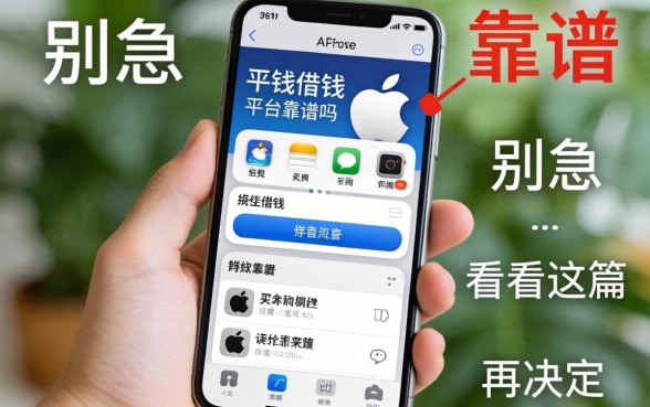 苹果手机借钱的平台靠谱吗？别急，看完这篇再决定