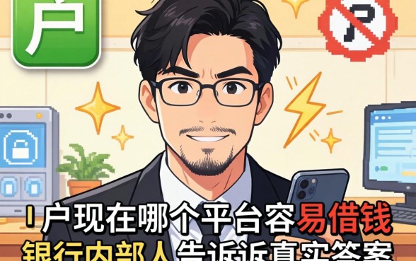 黑户现在哪个平台容易借钱？银行内部人告诉你真实答案