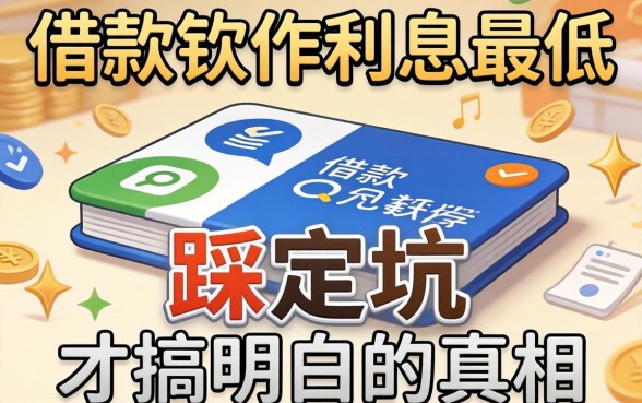 哪种借款软件利息最低呢？我踩完坑才搞明白的真相