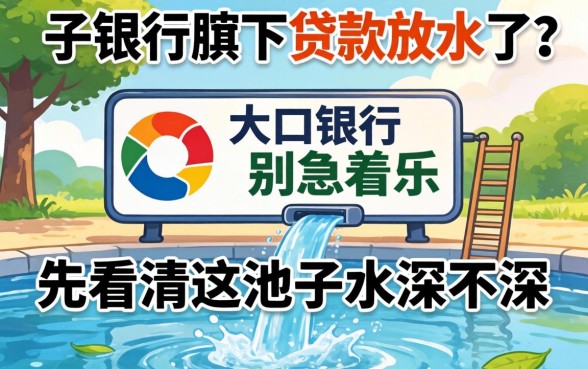 新口子银行旗下贷款放水了？别急着乐，先看清这池子水深不深