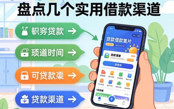 手机贷款有什么软件？盘点几个实用的借款渠道