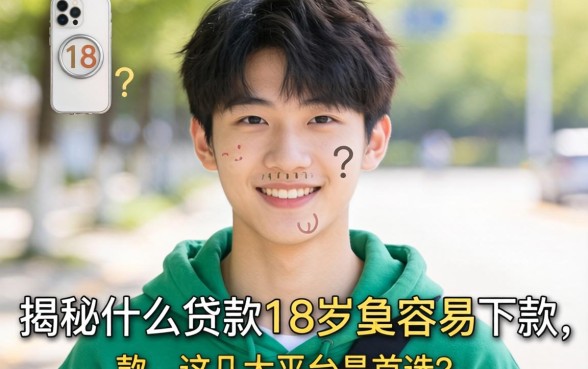 刚满18岁急需用钱哪里借?揭秘什么贷款18岁最容易下款,这几大平台是首选!
