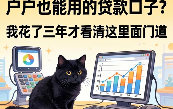 黑户也能用的贷款口子?我花了三年才看清这里面的门道