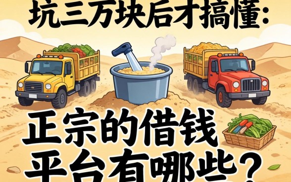 被坑三万块后才搞懂：正宗的借钱平台有哪些？