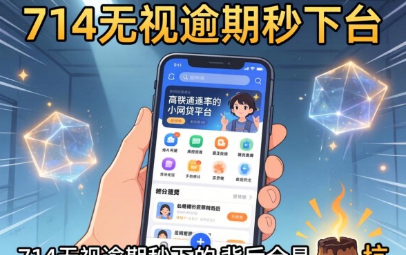 我试了十几个所谓高通过率的小网贷平台，发现714无视逾期秒下的app背后全是坑