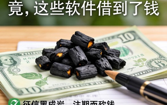 我征信黑成炭,竟在这些软件借到了钱