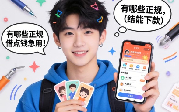 求助！刚满18岁想借点钱急用，有哪些正规软件能下款？