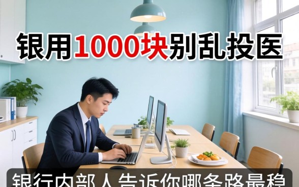 急用1000块别乱投医，银行内部人告诉你哪条路最稳