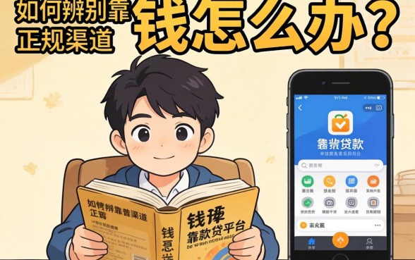 急需用钱怎么办？如何辨别靠谱渠道？正规的手机贷款平台有哪些？