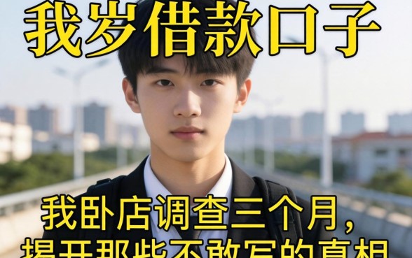 19岁借款的口子：我卧底调查三个月，揭开那些不敢写的真相