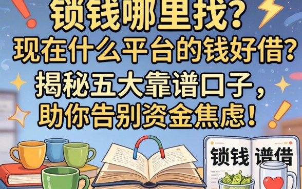 急需用钱哪里找？现在什么平台的钱好借？揭秘五大靠谱口子，助你告别资金焦虑！
