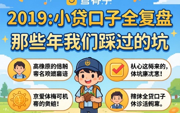 2019年小贷口子全复盘：那些年我们踩过的坑