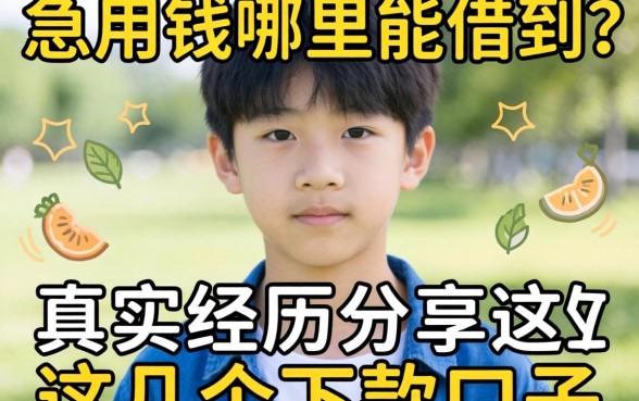 未满18岁急用钱哪里能借到?真实经历分享这几个下款口子