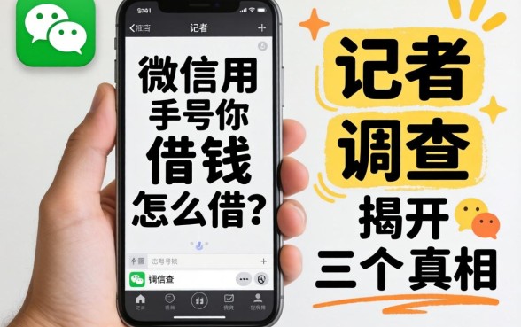 微信用手机号借钱怎么借？记者调查揭开三个真相