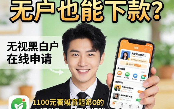 黑户也能下款？无视黑白户在线申请的大额贷款app真相揭秘