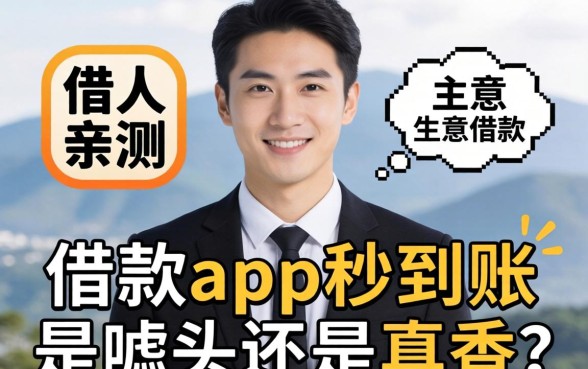 生意人亲测:借款app秒到账是噱头还是真香?