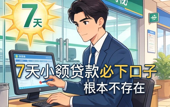 银行内部人揭秘：7天小额贷款必下口子根本不存在