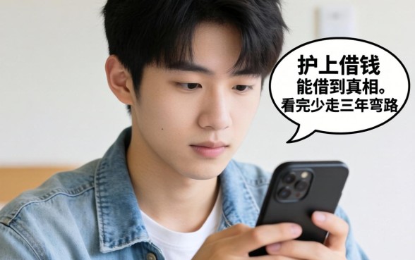 18岁手机上借钱能借到的真相，看完少走三年弯路