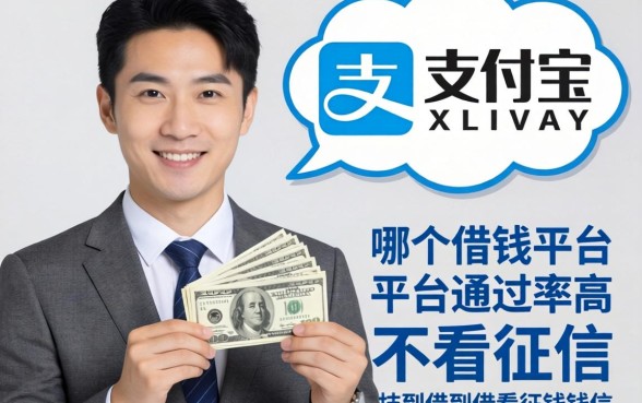 急用钱想把钱借到支付宝，哪个平台通过率高且不看征信？