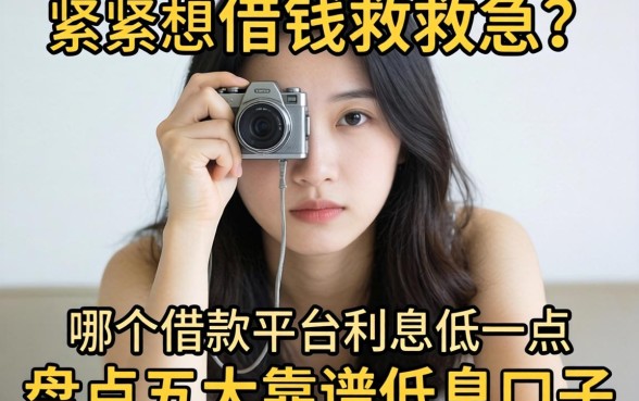 手头紧想借钱救急?哪个借款平台利息低一点?盘点五大靠谱低息口子