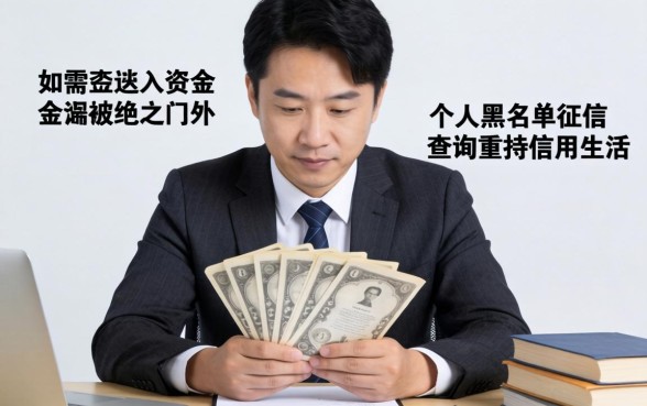急需资金却被拒之门外?如何通过个人黑名单征信查询重拾信用生活?