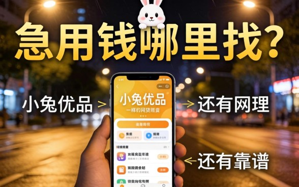 深夜急用钱哪里找？类似小兔优品一样的网贷软件还有哪些靠谱选择？