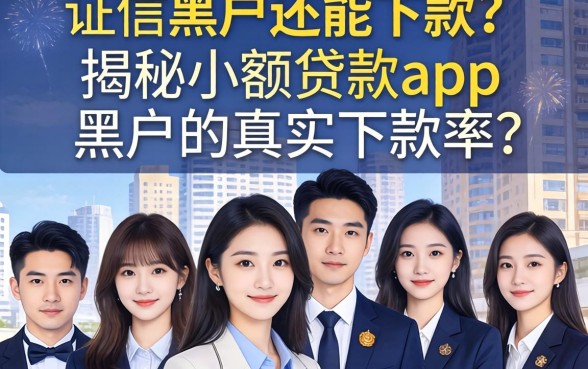 征信黑户还能下款?揭秘小额贷款app黑户的真实下款率